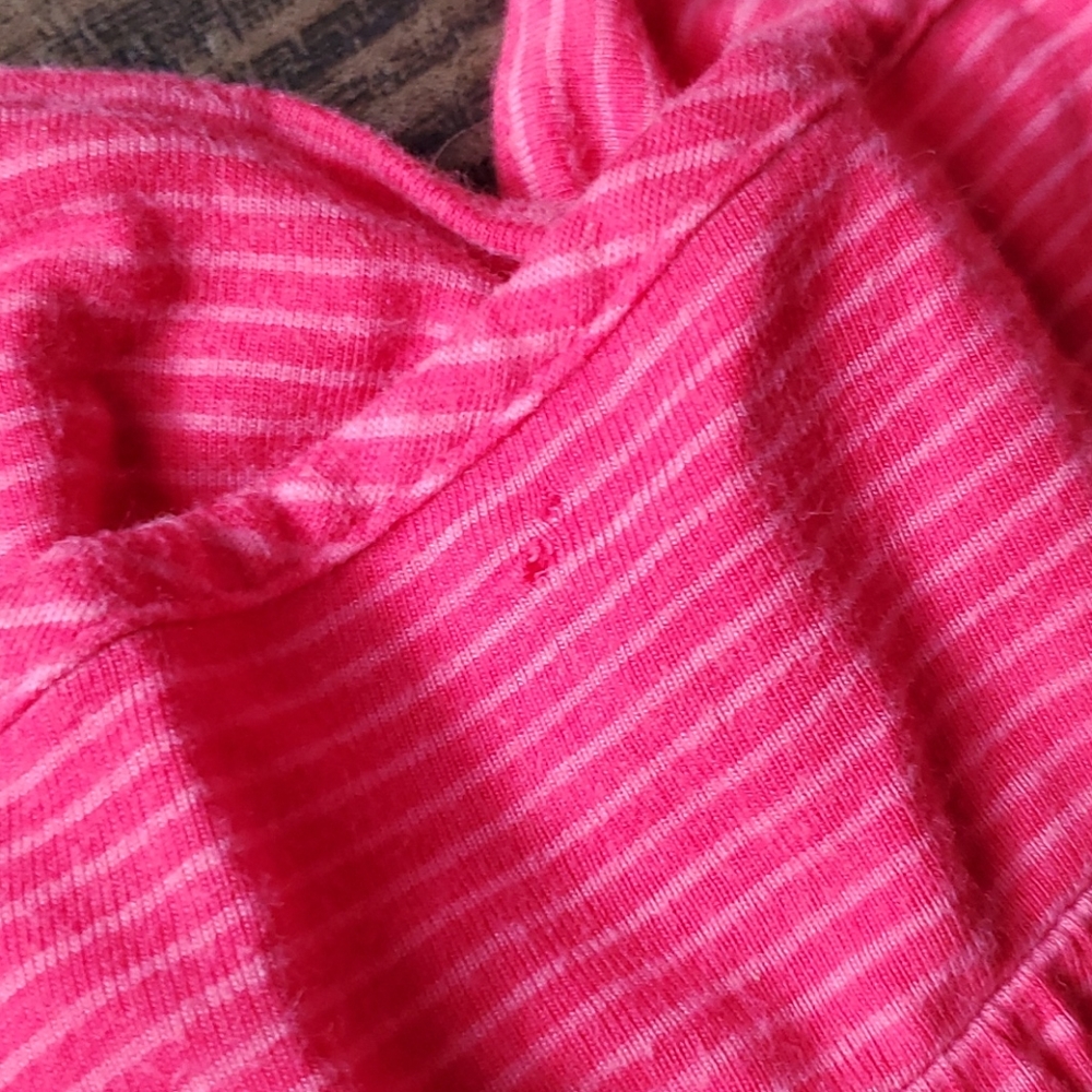 American Eagle Outfitters Babydoll Pink Striped Dress - Picture 7 of 10